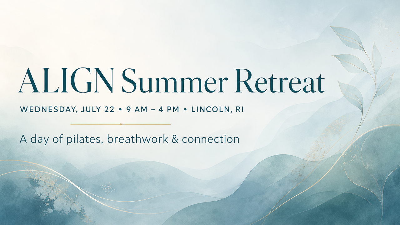 ALIGN Summer Retreat promotional banner